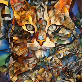 Digitale Kunst getiteld "Simonin" door L.Roche, Origineel Kunstwerk, Inkt