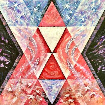 Pintura titulada "The Unity of opposi…" por Polina Gerdjikova (POLINA), Obra de arte original, Acrílico