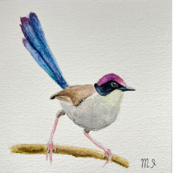 제목이 "Bird watercolor pai…"인 미술작품 Inna Martynenko로, 원작, 수채화