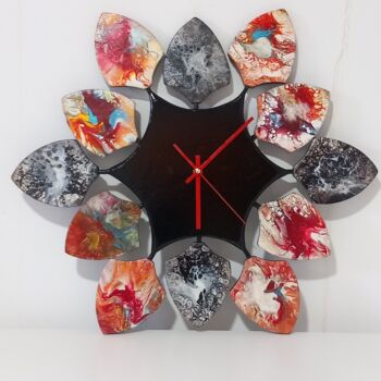 Design intitulée "Flor de tempo" par Estevão Páixão, Œuvre d'art originale, Acrylique