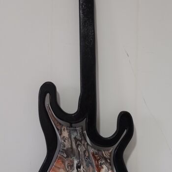 Design intitulée "Silhueta negra" par Estevão Páixão, Œuvre d'art originale, Acrylique