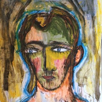 Painting titled "LULU" by Pascal Briba, Original Artwork, Acrylic