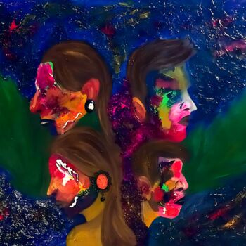 Peinture intitulée "Time Flies" par Laraib Zeeshan Chaudhary, Œuvre d'art originale, Huile