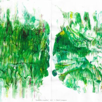 Painting titled "Insatiables conquêt…" by Sarah Leseigneur, Original Artwork, Gouache