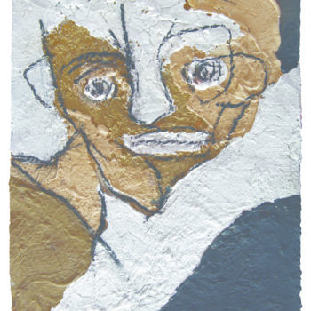 Ζωγραφική με τίτλο "Gitano." από Albert Cruells, Αυθεντικά έργα τέχνης, Χρωστικές ουσίες Τοποθετήθηκε στο Χαρτόνι