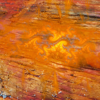 Photographie intitulée "Dragon de feu" par Véronique Jaques, Œuvre d'art originale, Photographie numérique