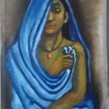 Painting titled "Conceal Soul" by Oriental Empyrean - The Art Gallery, Original Artwork, Oil