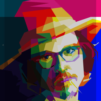 Johny Depp Pop Art WPAP