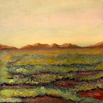 Painting titled "Post-Industrial Lan…" by Vladimir Abaimov, Original Artwork, Oil