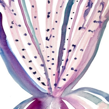 Pintura titulada "Pastel Charm" por Nataliia Lepikhina, Obra de arte original, Acuarela