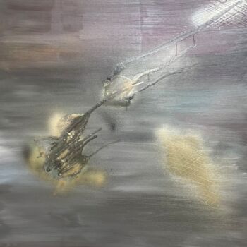 Peinture intitulée "Brume" par Laurence Thomas-Thiebau, Œuvre d'art originale, Acrylique Monté sur Châssis en bois