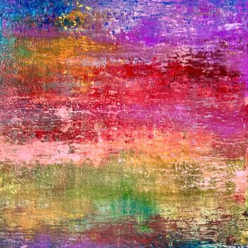 Ζωγραφική με τίτλο "Printemps sur le lac" από Irina Ivancov (Chouette Nia), Αυθεντικά έργα τέχνης, Ακρυλικό Τοποθετήθηκε στο…