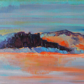 Peinture intitulée "MARINE le fort carr…" par Michèle Froment, Œuvre d'art originale, Huile Monté sur Châssis en bois