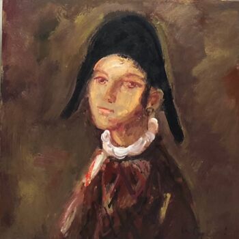 Pittura intitolato "Arlequin" da Igor Gubskiy, Opera d'arte originale, Olio
