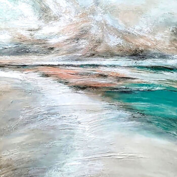 Pintura titulada "Serenity" por Alexandra Petropoulou, Obra de arte original, Acrílico Montado en Bastidor de camilla de mad…