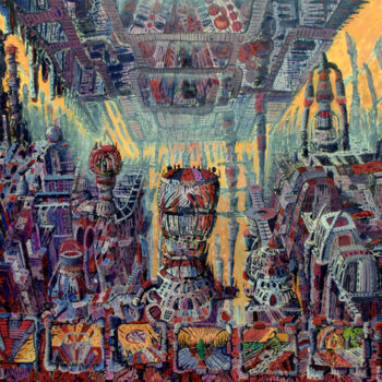 Peinture intitulée "Garianie" par Marek Izydorczyk, Œuvre d'art originale, Huile