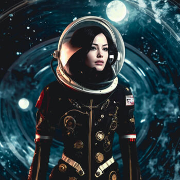 "Astro" başlıklı Dijital Sanat Alena Ps tarafından, Orijinal sanat, Dijital Kolaj