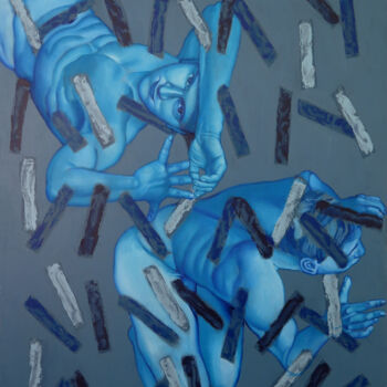 绘画 标题为“DISJONCTION XIII” 由Adalberto Miguez, 原创艺术品, 油