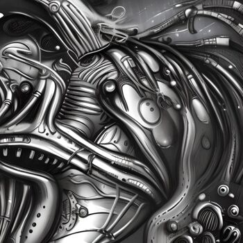Digital Arts με τίτλο "ORGANICENGINE" από Michael C Bertsch, Αυθεντικά έργα τέχνης, Εικόνα που δημιουργήθηκε με AI