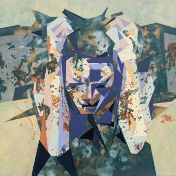 Peinture intitulée "Depresja" par Michał Ostrogórski, Œuvre d'art originale, Huile