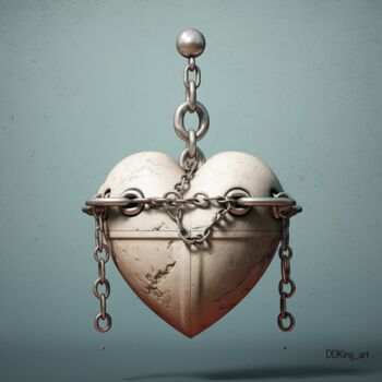 Цифровое искусство под названием "Unchain my heart" - Ddking, Подлинное произведение искусства, Цифровая печать