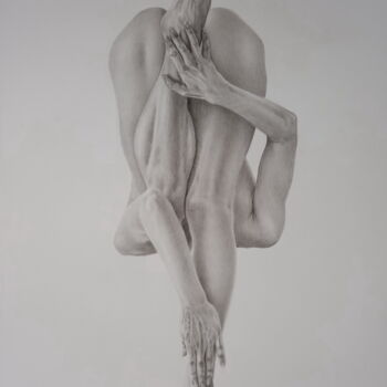 Pintura intitulada "Yoga 052" por Yaroslav Teslenko, Obras de arte originais, Óleo