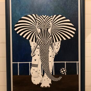 "Elle est fan ( Le C…" başlıklı Tablo Frank Guillard tarafından, Orijinal sanat, Petrol