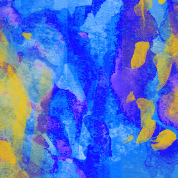 "Blue and yellow" başlıklı Dijital Sanat Anna Vaasi tarafından, Orijinal sanat, 2D Dijital Çalışma