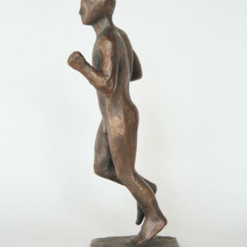 Sculptuur getiteld "Run" door Alexander Eremin, Origineel Kunstwerk, Bronzen