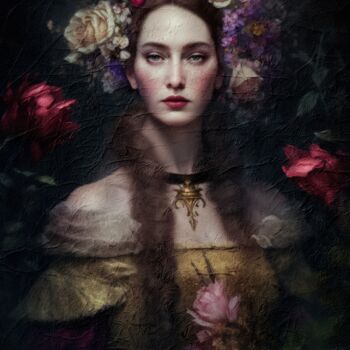 Digital Arts titled "Hemera Goddess of D…" by Gerry Martinez, Original Artwork, AI generated image