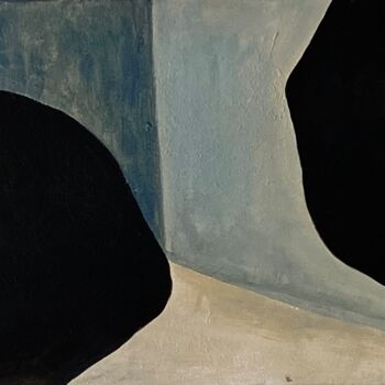 "Collision I" başlıklı Tablo Teodora Petrescu tarafından, Orijinal sanat, Akrilik Ahşap Sedye çerçevesi üzerine monte edilmiş