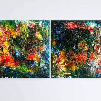 ""Kingdom of Flower…" başlıklı Tablo Selena Sashina tarafından, Orijinal sanat, Akrilik Ahşap Sedye çerçevesi üzerine monte…