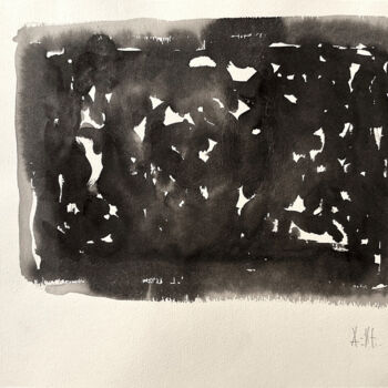 Peinture intitulée "CURSIVES VIII" par Xavier Auffret, Œuvre d'art originale, Encre