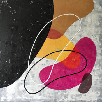 Schilderij getiteld "Gravity" door Nadya Mamonova, Origineel Kunstwerk, Acryl