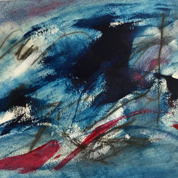 Peinture intitulée "Abstraction 8" par Guy Benson, Œuvre d'art originale, Huile