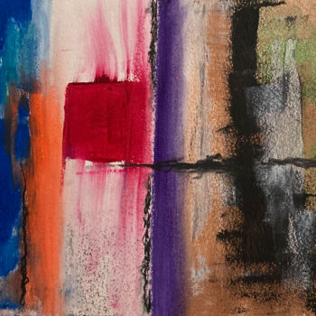 Peinture intitulée "Abstraction 12" par Guy Benson, Œuvre d'art originale, Huile