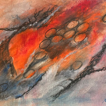 Peinture intitulée "Abstraction 17" par Guy Benson, Œuvre d'art originale, Huile