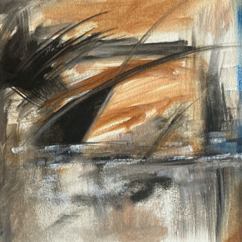 Peinture intitulée "Abstraction 18" par Guy Benson, Œuvre d'art originale, Huile