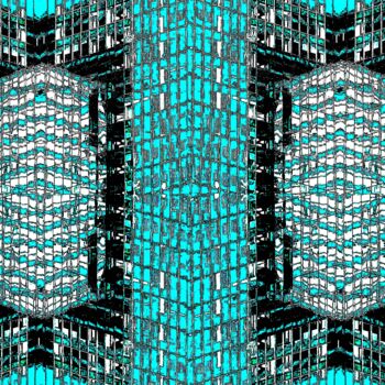 Photography titled "Building Reflection…" by Ken Lerner, Original Artwork, Digital Photography
