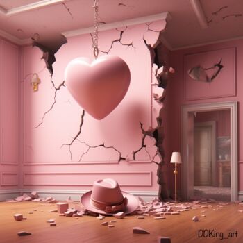 제목이 "Wrecking Ball"인 디지털 아트 Ddking로, 원작, 디지털 인쇄