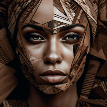Digital Arts titled "#4 - Wonderfully ge…" by Eric Lespinasse, Original Artwork, Digital Photography Mounted on Aluminium