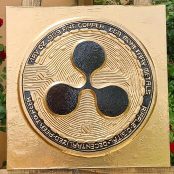 Rzeźba zatytułowany „RIPPLE wins!” autorstwa Elmar Gerald Arneitz, Oryginalna praca, Metale