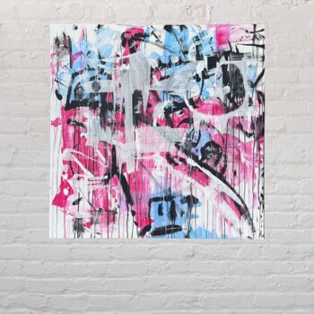 绘画 标题为“FACES 1” 由Max Sperber, 原创艺术品, 丙烯