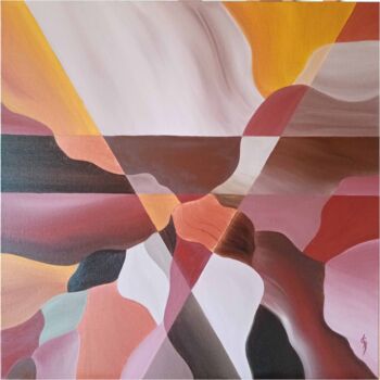 Painting titled "Terre & Alchimie" by Sange, Original Artwork, Oil