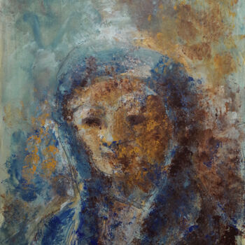 Peinture intitulée "IN THE DESERT" par Xavier Auffret, Œuvre d'art originale, Acrylique