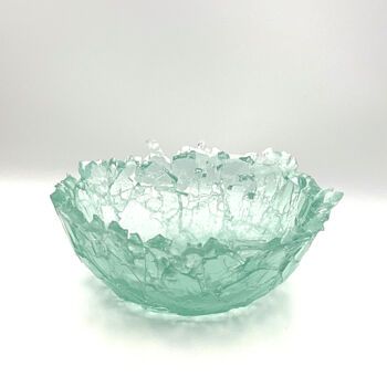 Design intitolato "Glacier Bowl #1" da Scott Camazine, Opera d'arte originale, Tavola arte
