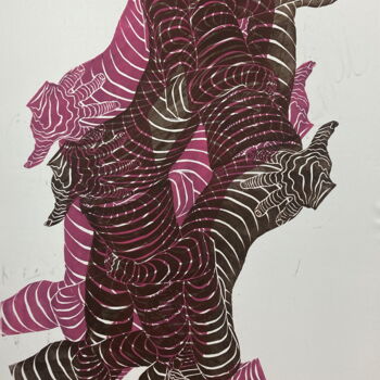「He, She, They, Them…」というタイトルの製版 Michael E. Vossによって, オリジナルのアートワーク, Linocuts