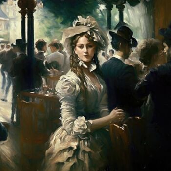 Digital Arts titled "The Meeting Place :…" by Gerry Martinez, Original Artwork, Digital Painting