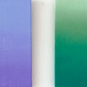 Painting titled "Lavender & Green" by Petr Johan Marek, Original Artwork, Oil Mounted on Wood Stretcher frame