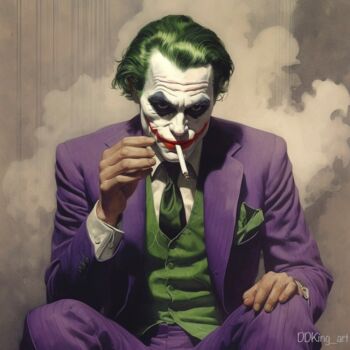 Digital Arts titled "Joker" by Ddking, Original Artwork, Digital Print